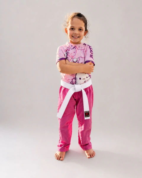 Rash Guard Infantil Manga Curta - Feminina