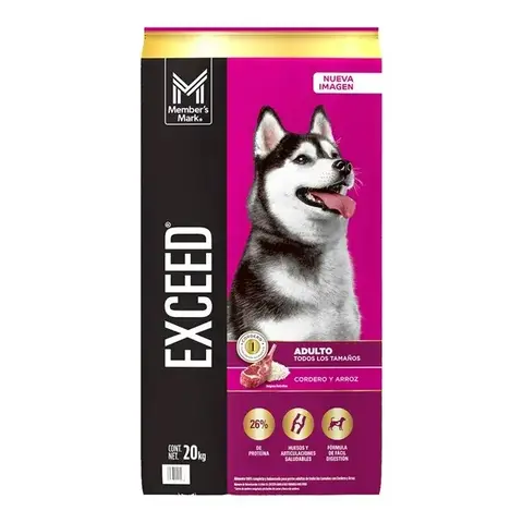Member's Mark Alimento Seco para Perro Exceed Adulto Cordero y Arroz
