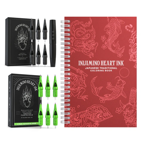Kit Máquina + Tintas + Cuaderno Japonés