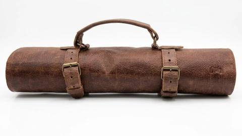 Funda de cuchillos Scott marron
