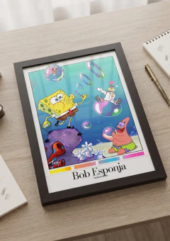 Quadro Decorativo - Bob Esponja e sua Turma - comprar online