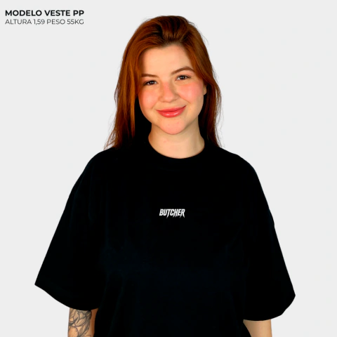 Camiseta Oversized Preta Origins Basic