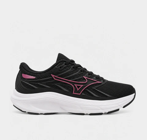 Tênis Mizuno Jet 8 Feminino - Preto/Roxo