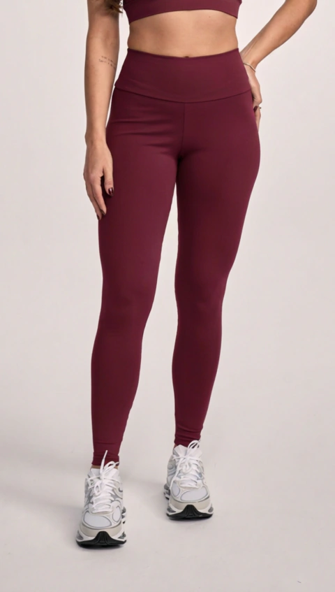 Calça Legging Bordo Gult Essentials