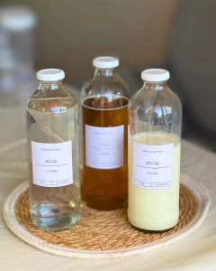Botella de vidrio