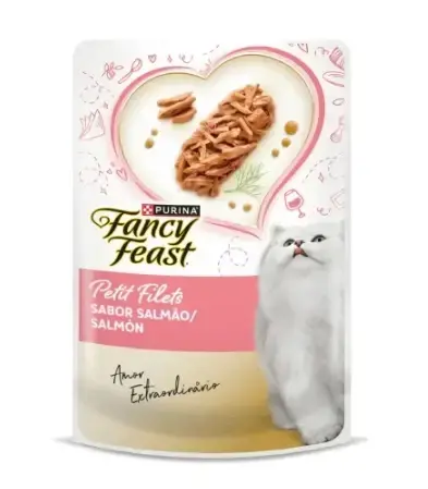 Fancy Feast Petit Filets Salmón Pouch x 85 gr