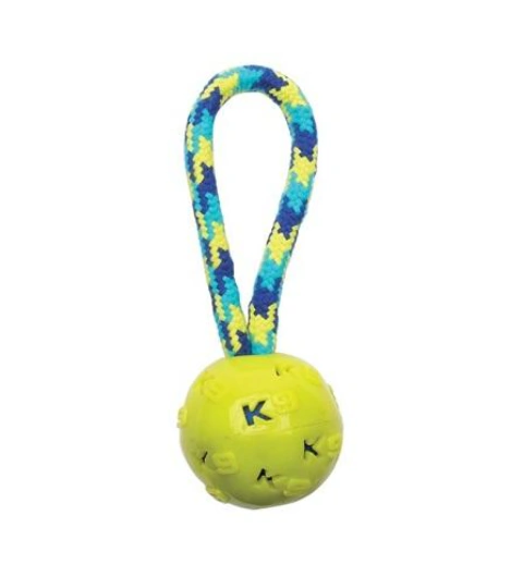 K9 Fitness · Cuerda y Pelota de tenis con TPR (23 cm)