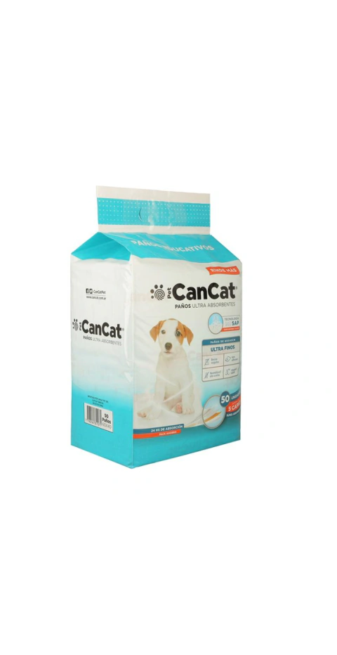 Alfombra sanitaria CANCAT 50 unidades (60 x 40 cm)