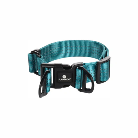 COLLAR ZORBA TURQUESA 40-55cm 32mm FLAMINGO