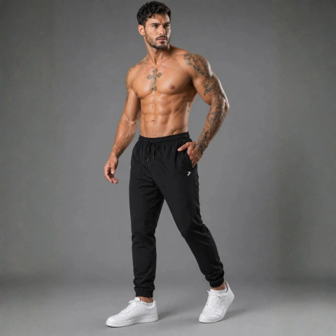 Calça Masculina Elastic Logo Seven Move