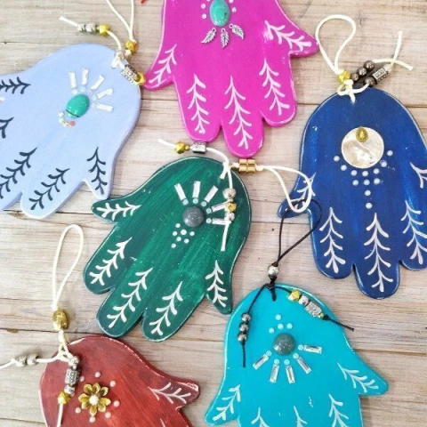 Cuelga Hogar Hamsa Magia