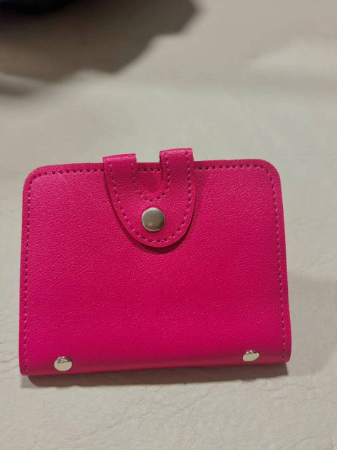 Tarjetero fucsia