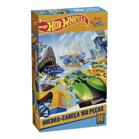 Quebra-Cabeça Hot Wheels 150 Peças