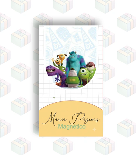 Marca-página Magnético Monstros S.A Disney 133