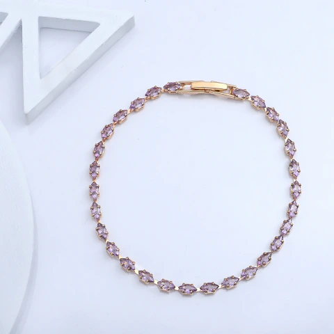 Pulseira Riviera Navete Ametista
