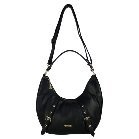 Bolsa Feminina Preta Baoluolan
