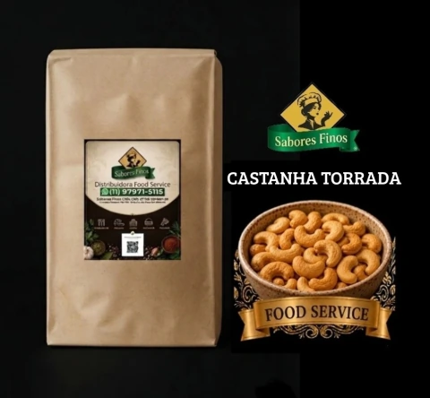 CASTANHA CAJU TORRADA 500G