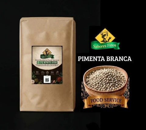 PIMENTA BRANCA GRÃOS 500G