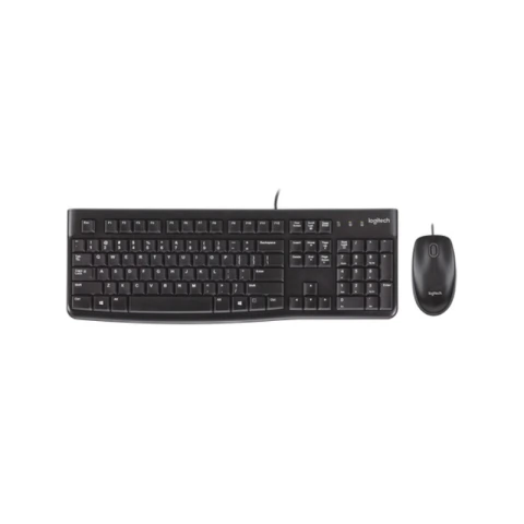 Teclado y Mouse Logitech Mk120 Usb Negro (920-004428)