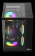 Gabinete Gamer Formula V Line Crystal Z9 Floe Black Sin Controladores RGB (ATX, 7 Fans Floe 12Bk Arpw) Sin Controladores RGB - comprar online