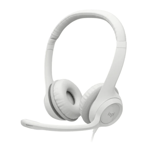 Auricular C/Mic Logitech Clear Chat Comfort Usb H390 White(Pn: 981-001285)