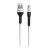 Cable Foxbox Round Usb A Type-C, Blanco, 1M (6958)