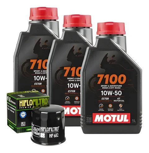 Kit Service Cf Moto Nk650 Filtro HF682 + 3 Aceite Motul 7100 10w50
