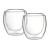 Kit 2 unidades copos de parede dupla 80ml para espresso