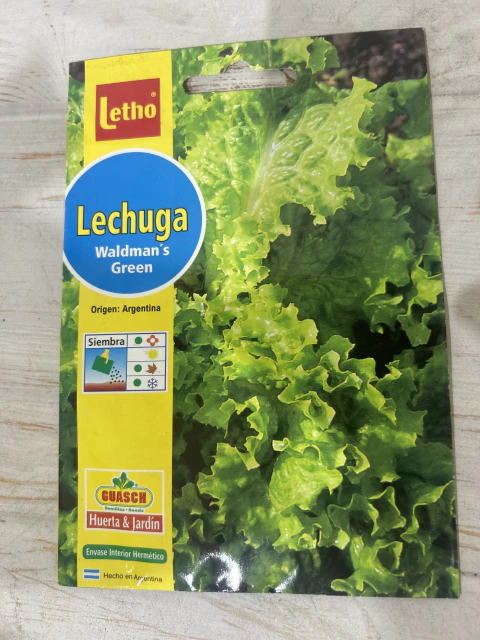 Semillas de Lechuga Waldman's Green