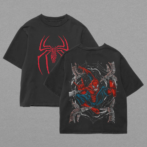 Camiseta Oversized - Spider-man
