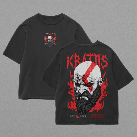 Camiseta Oversized - Kratos