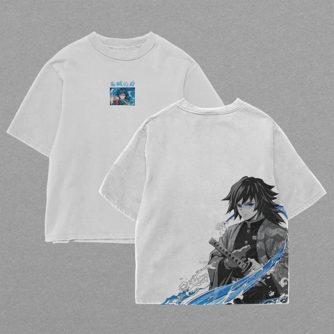 Camiseta Oversized - Giyuu Tomioka