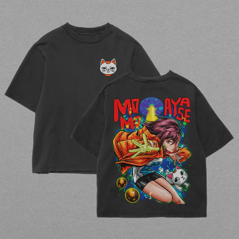 Camiseta Oversized - Momo Ayase