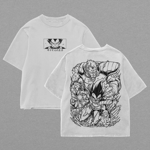 Camiseta Oversized - Vegeta Oozaru