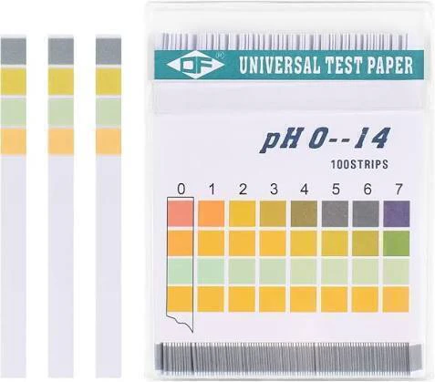 Tiras pH papel indicador