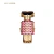 Frasco de perfume feminino Brand Collection Nº 378 inspirado no Fame Blooming Pink de Paco Rabanne, com design dourado e detalhes em rosa metálico