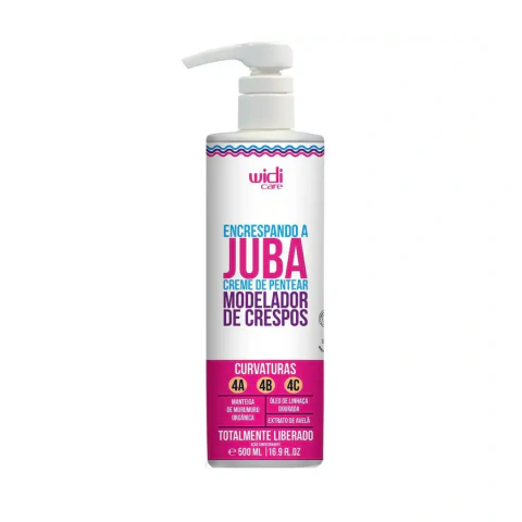 Creme de Pentear Widi Care Encrespando a Juba 500ml Modelador de Crespos 4A 4B e 4C