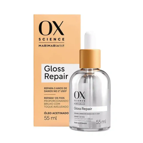 Óleo acetinado OX Science Mari Maria Gloss Repair 55ml