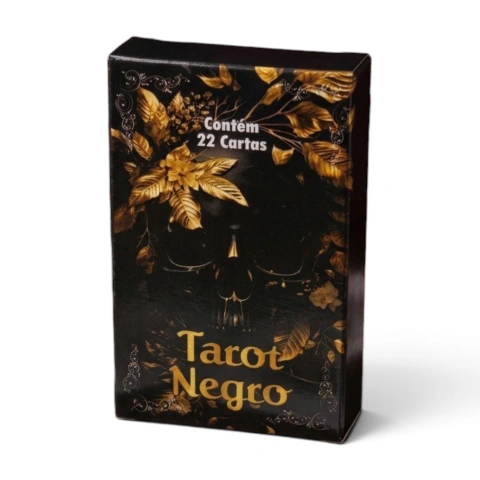 Baralho O Tarot Negro (Arcanos Maiores) – 22 Cartas com Manual