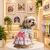 Vestido Pet Flor de Laço