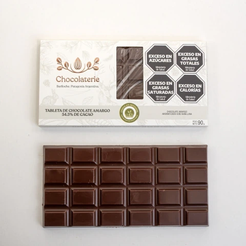 Tableta de Chocolate Amargo 62% de Cacao