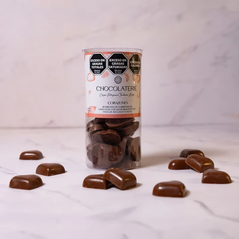 Corazones de nutella