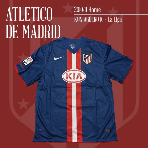 Atletico Madrid 2010/2011 - Kun Aguero #10