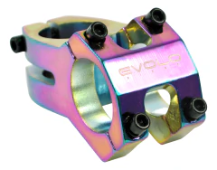 Suporte de Guidão Alumínio MTB 4 Parafusos AHEADSET 31.8x28.6 35mm Rainbown Evolo
