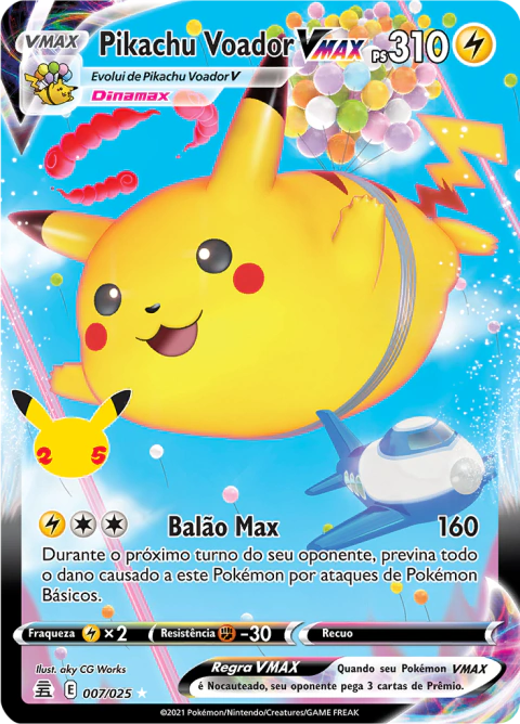 Pikachu Voador VMAX (007/025)