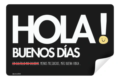 Sticker Hola Negro