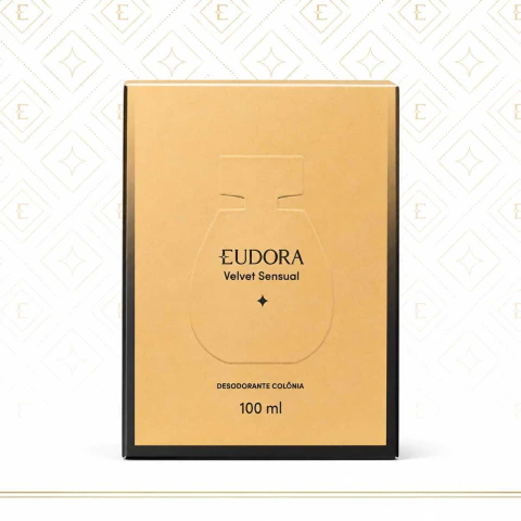 Eudora Velvet Sensual Desodorante Colônia Feminina 100ml