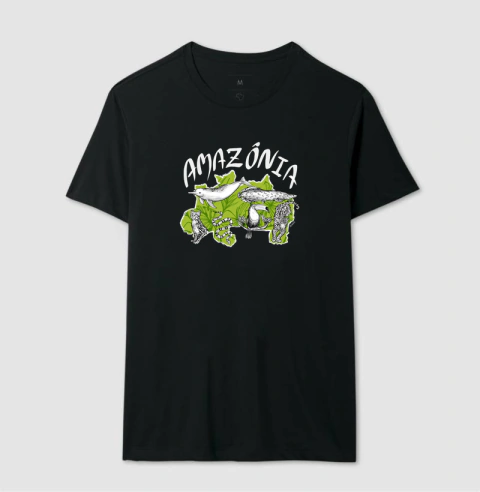 Estampa "Amazônia" - Letra branca