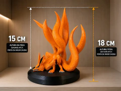 Inspirado Kurama Naruto Peça Colecionável Decoração 19cm na internet