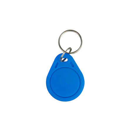 Tag llavero MIFARE Classic 1K 13,56 MHz azul para control de acceso